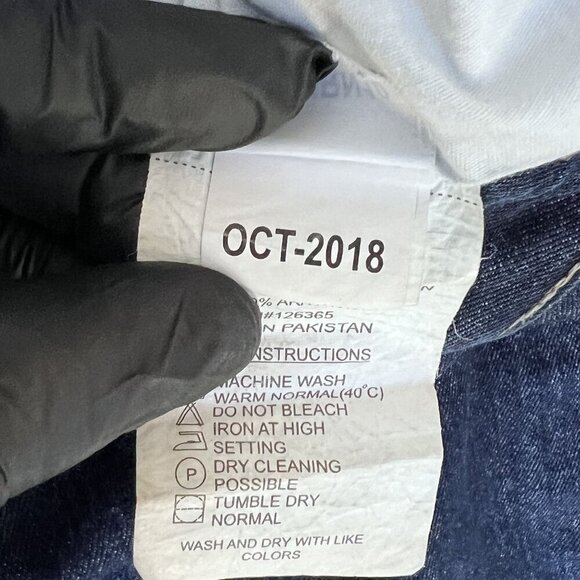 Iron Workers Mens USA 36 Blue Denim Work Jeans Reinforced Mesh Motorcycle Jeans - Picture 14 of 16